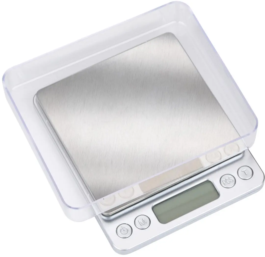 Alpina Digitaal Keukenweegschaal 2kg - Zilver