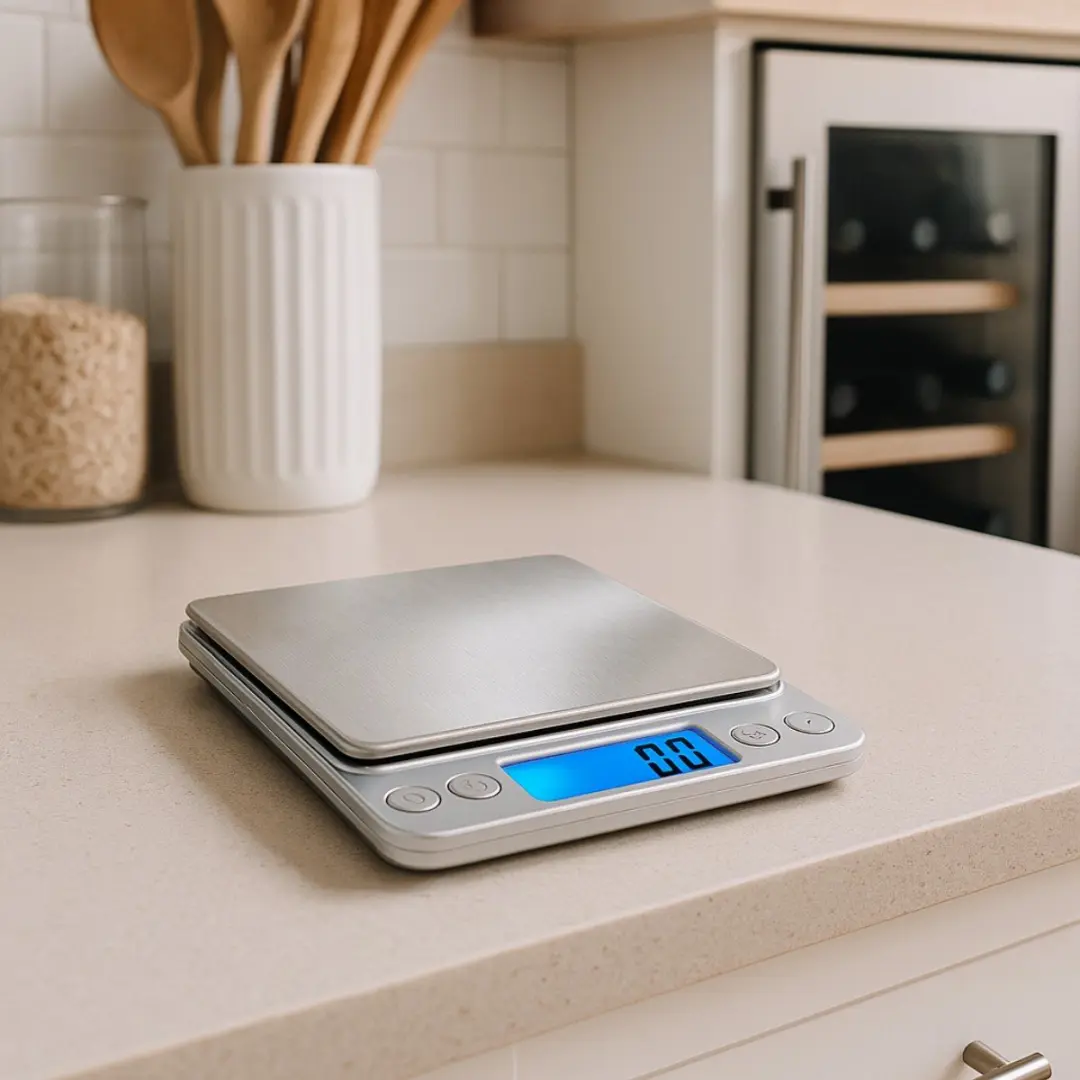 Alpina Digitaal Keukenweegschaal 2kg - Zilver