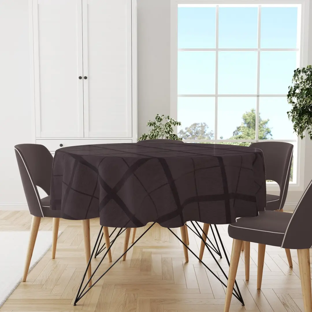 Wicotex Lys Bruin Tafellaken 140cm Rond