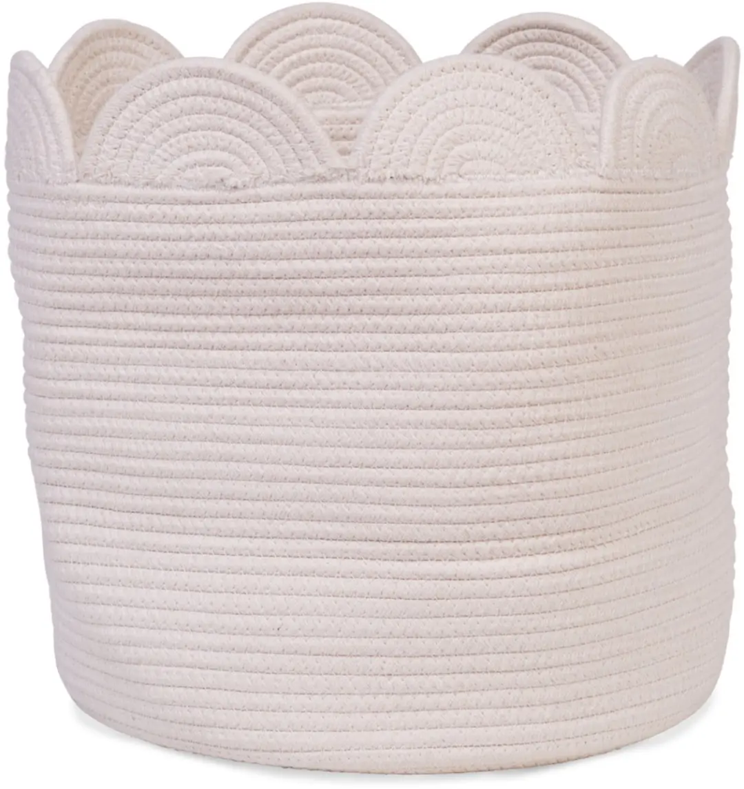 Childhome Flower Collection Opbergmand 42L - Wit