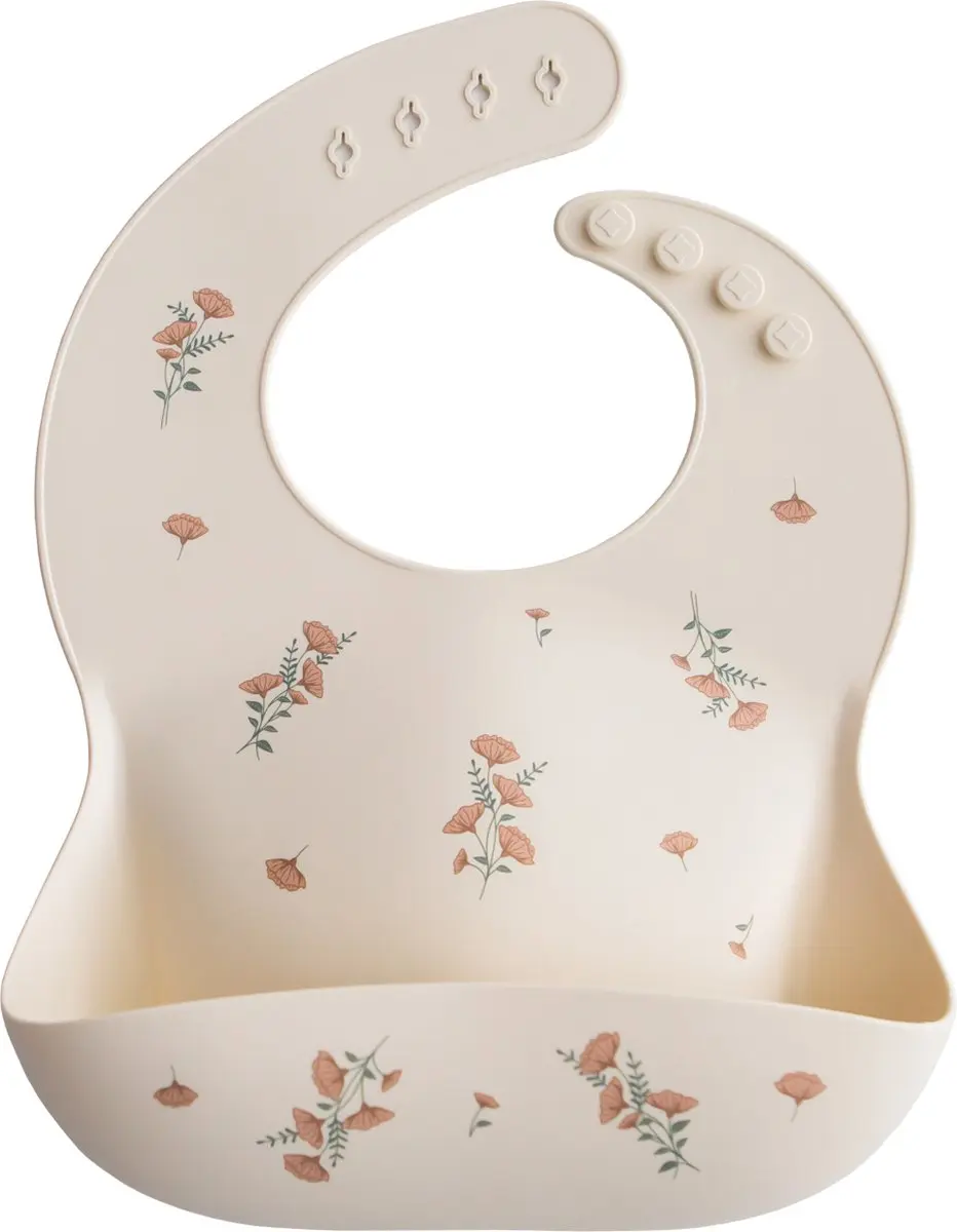 Mushie Siliconen Placemats Pink Flowers