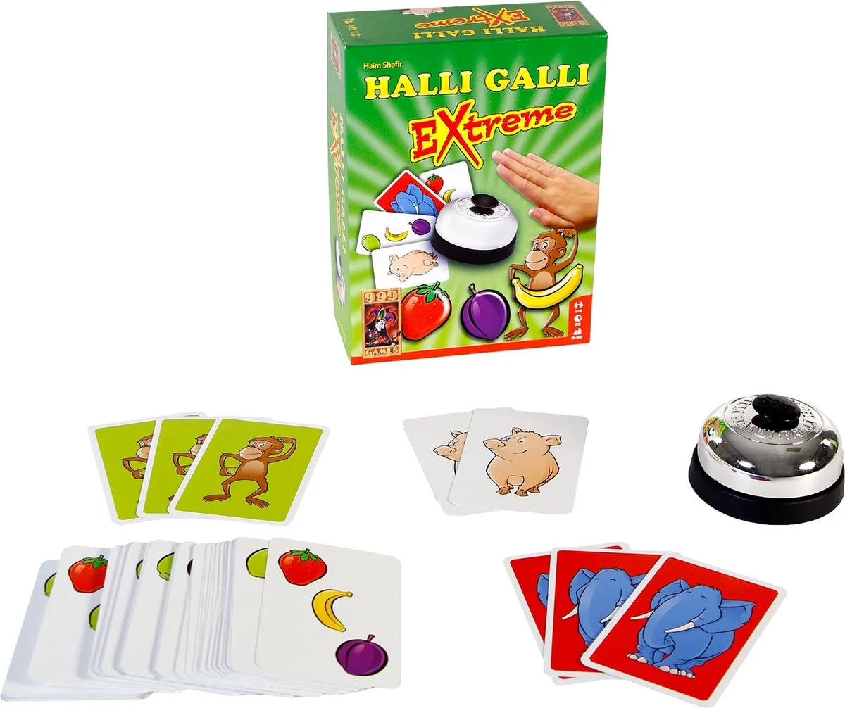 999 Games Halli Galli Extreme Actiespel 999-GAL04 - 72 Kaarten