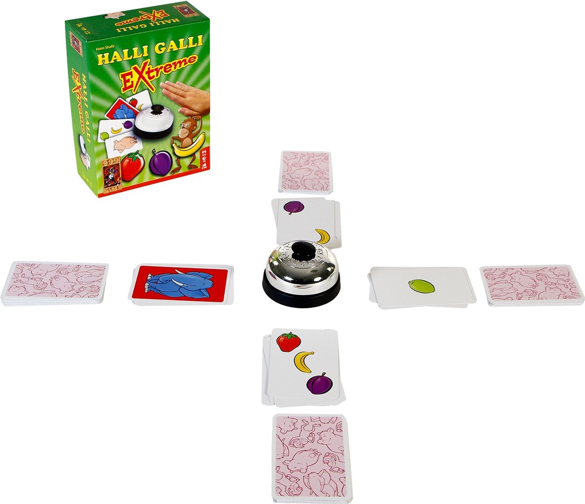 999 Games - Halli Galli Extreme - Actiespel - chaotischer en hilarischer!