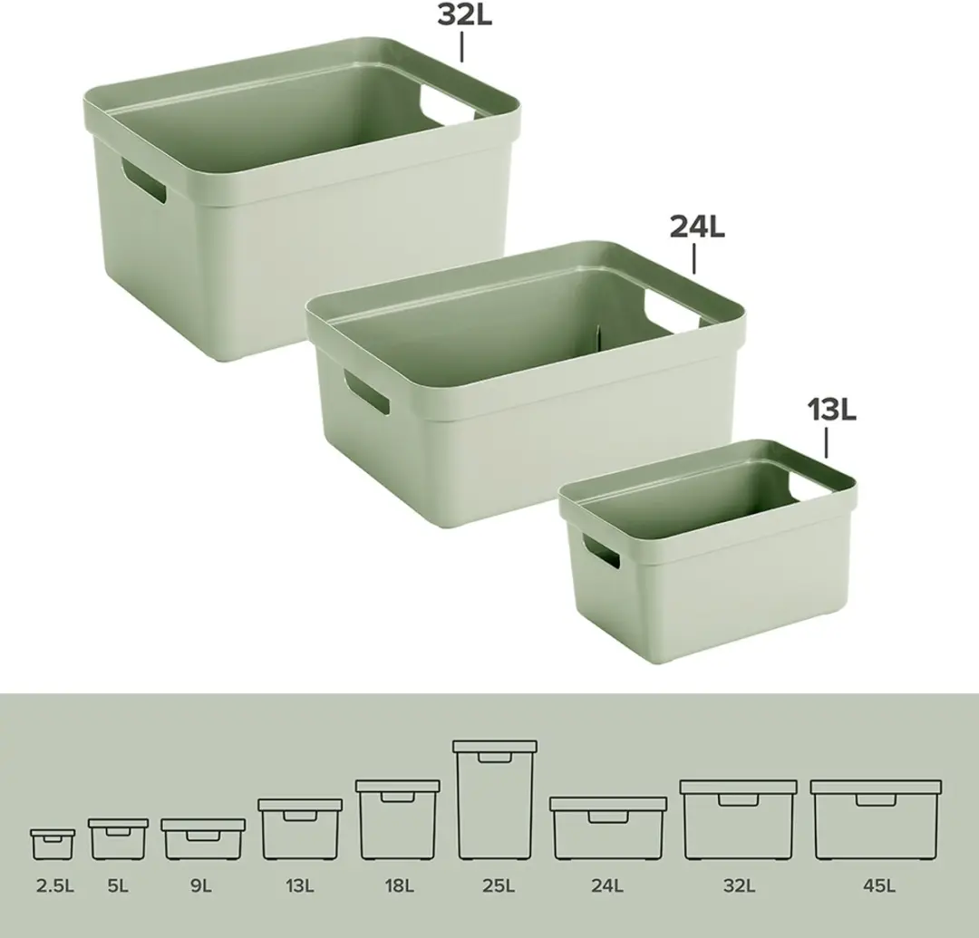 Sunware Sigma Home Opbergbox 32L - Groen