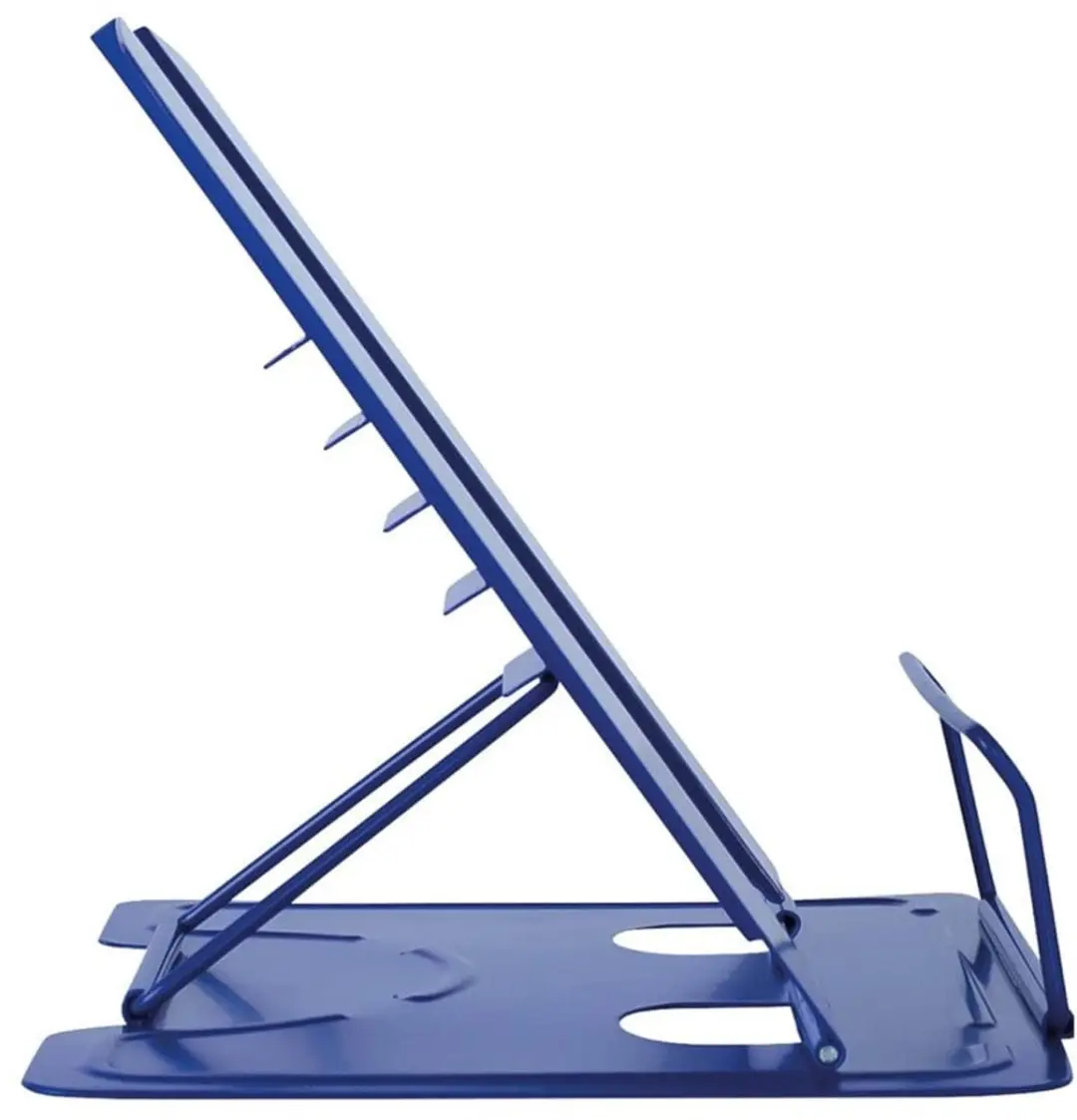 Metalen grote leesstandaard, blauw