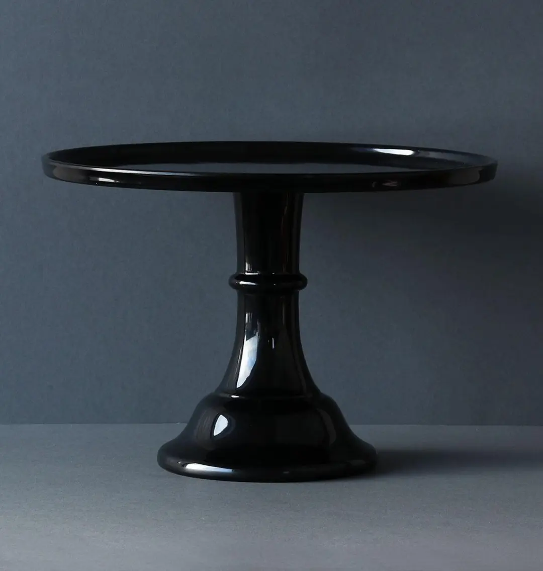 A Little Lovely Company Taartplateau 30cm - Zwart