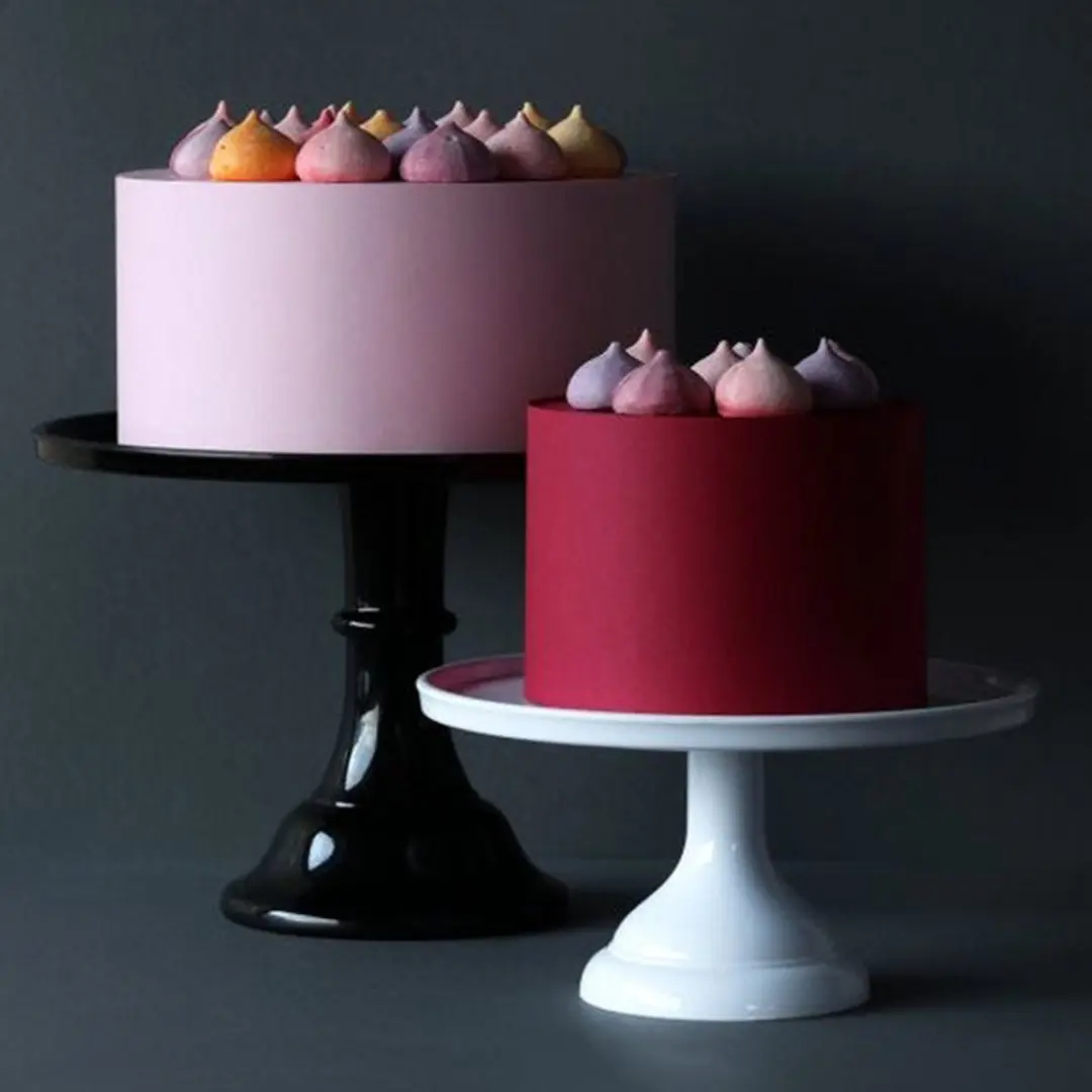 A Little Lovely Company Taartplateau 30cm - Zwart