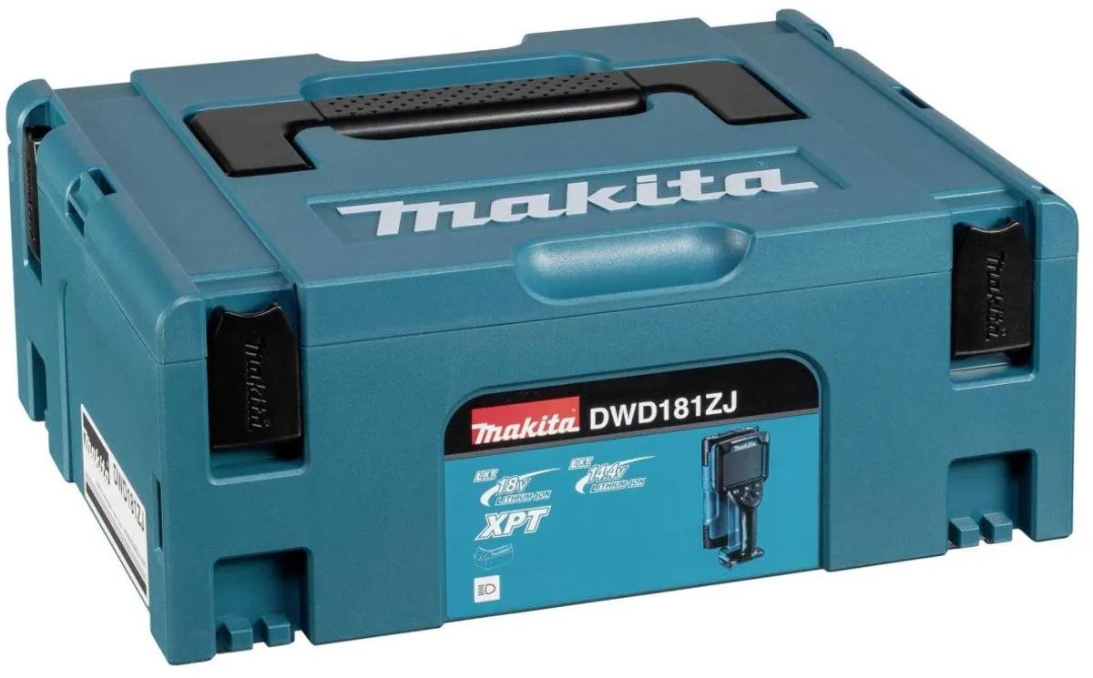 Makita DWD181ZJ Muurscanner 18V - Blauw/Zwart