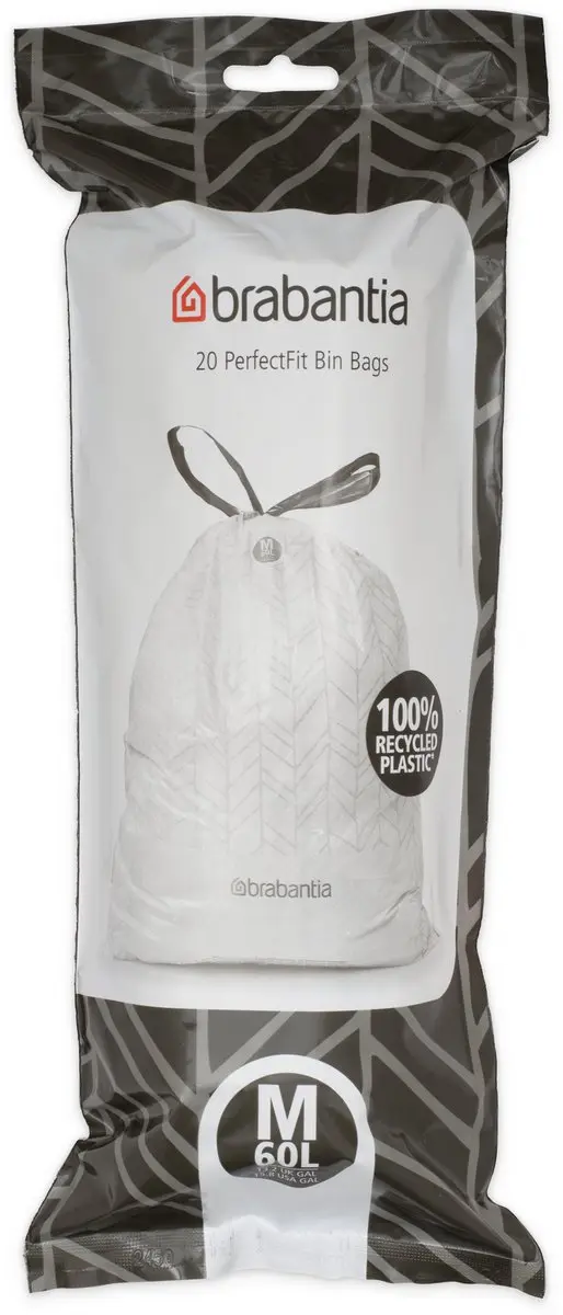Brabantia PerfectFit Vuilniszakken 60L Code M - 120 Stuks - afbeelding 5 van 6