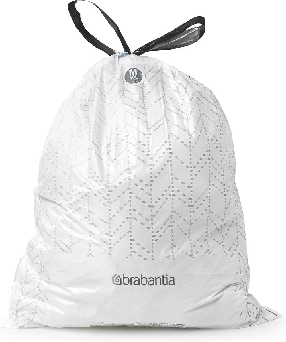 Brabantia PerfectFit Vuilniszakken 60L Code M - 120 Stuks - afbeelding 2 van 6