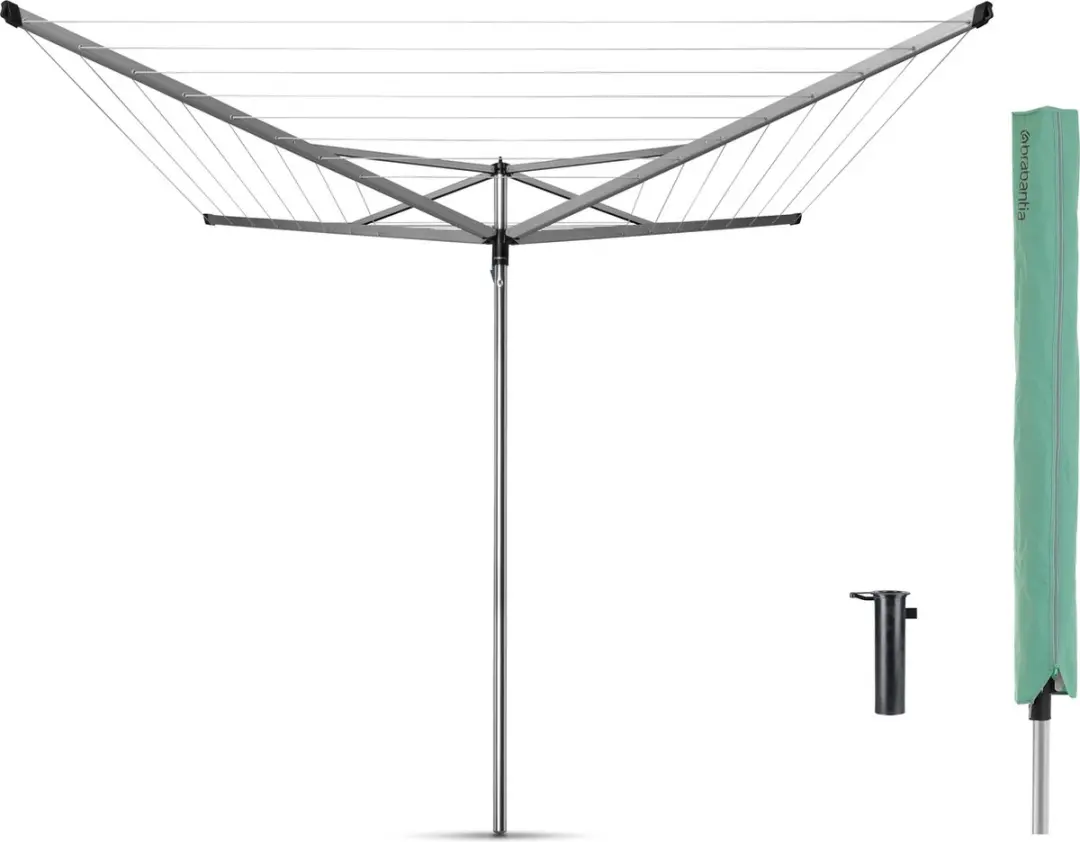 Brabantia Essential Droogmolen 40m Metallic Grey
