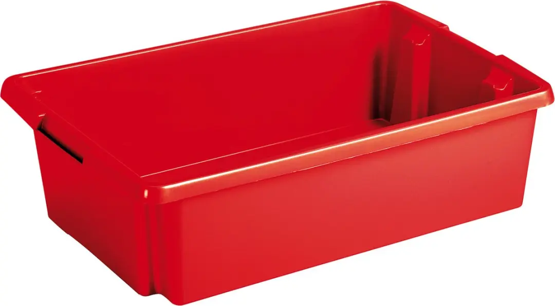 Sunware Nesta Opslagbox - 30L - 4 Stuks - Rood
