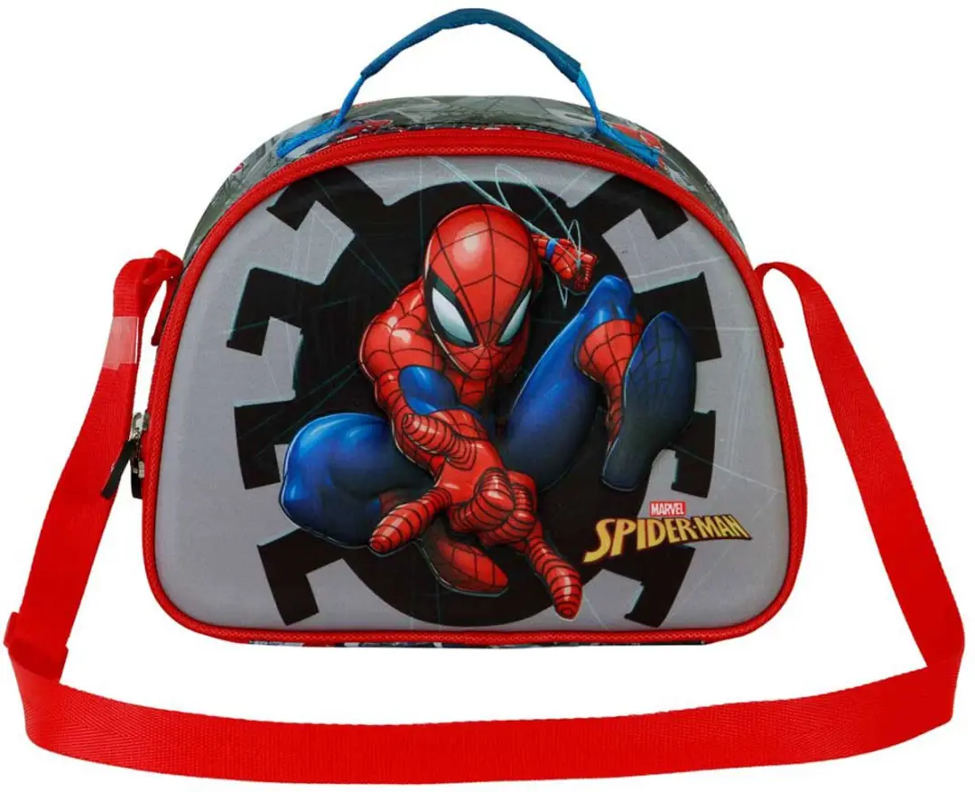 Snacktas Spider-Man Grijs 20 x 26 x 10 cm