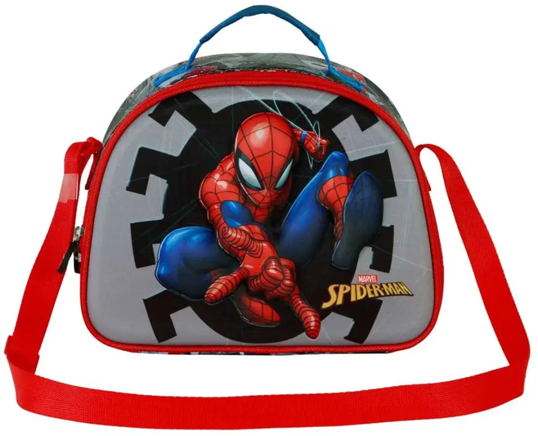 Snacktas Spider-Man Grijs 20 x 26 x 10 cm