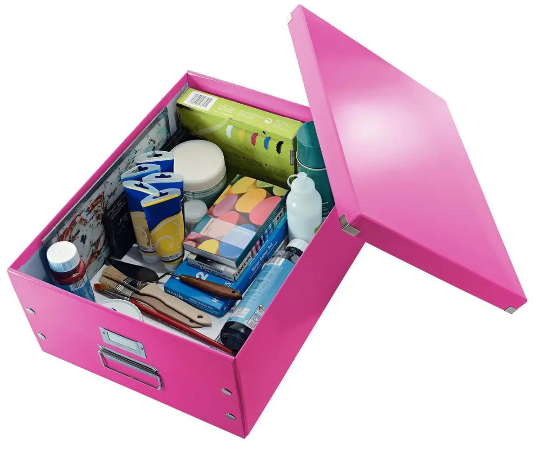 Leitz WOW Click & Store Grote Opbergdoos A3 Roze