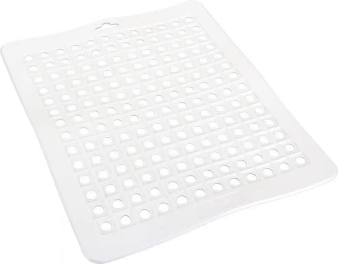 Metaltex Gootsteenmat 31,5x27cm - Wit
