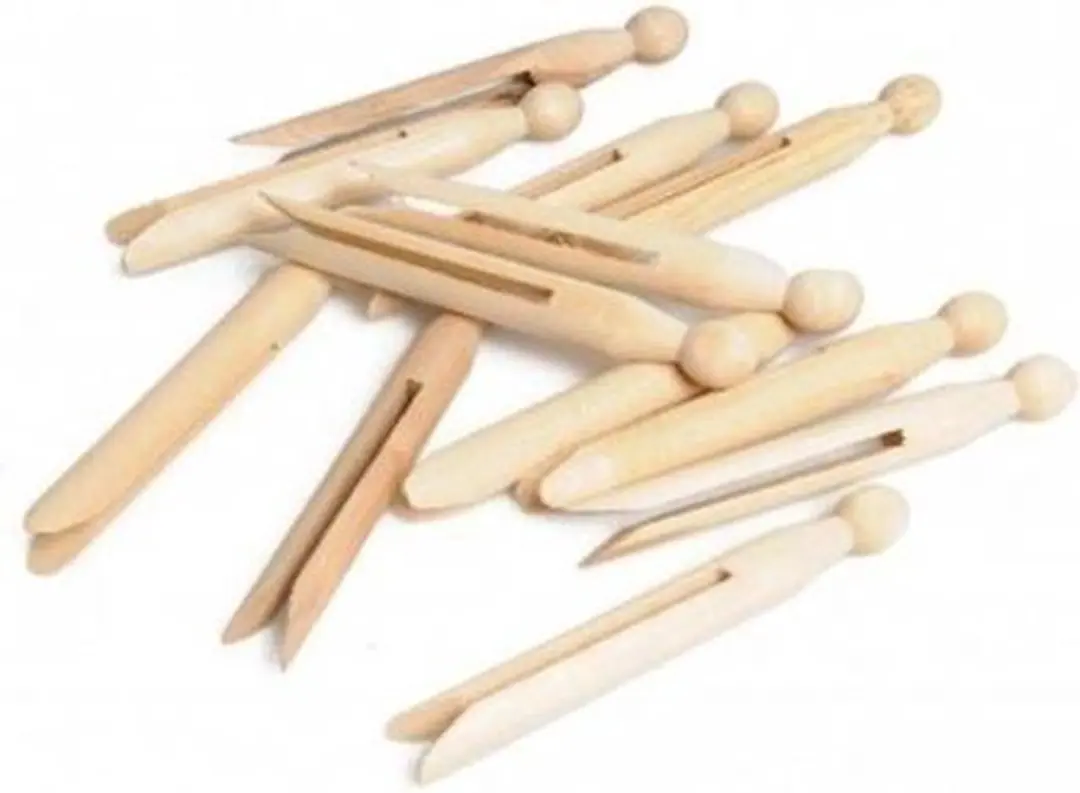 Ronde wasknijper pin 25 stuks