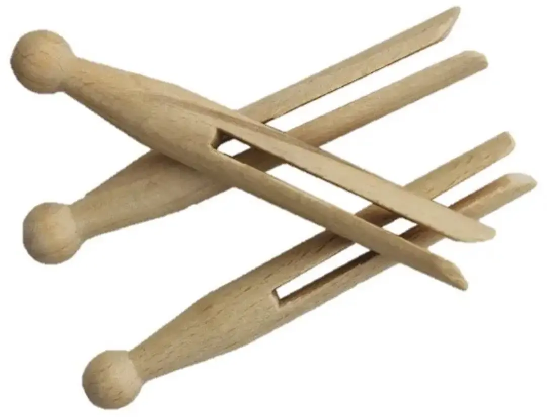 Ronde wasknijper pin 25 stuks
