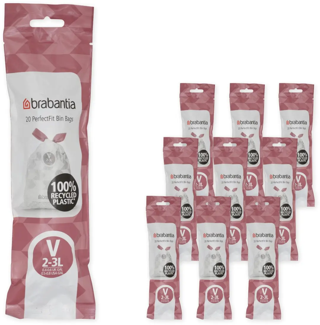 Brabantia PerfectFit Vuilniszakken 3L Code V