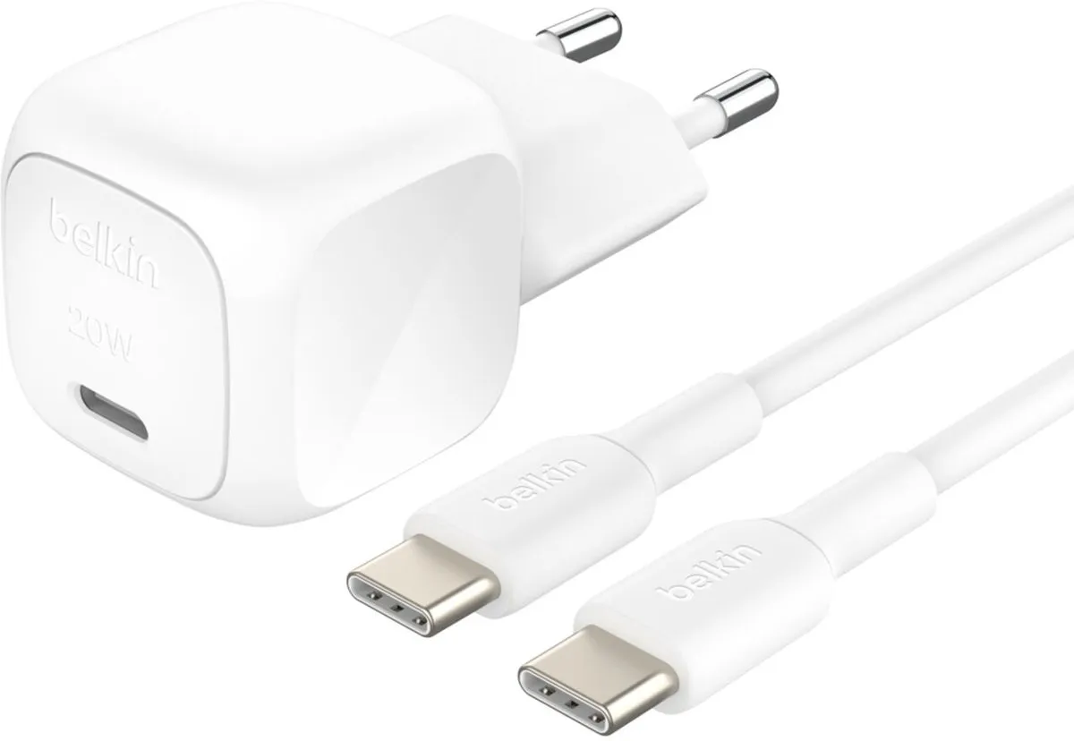 Belkin USB-C Wandlader 20W WCA009KQ1MWH-B6