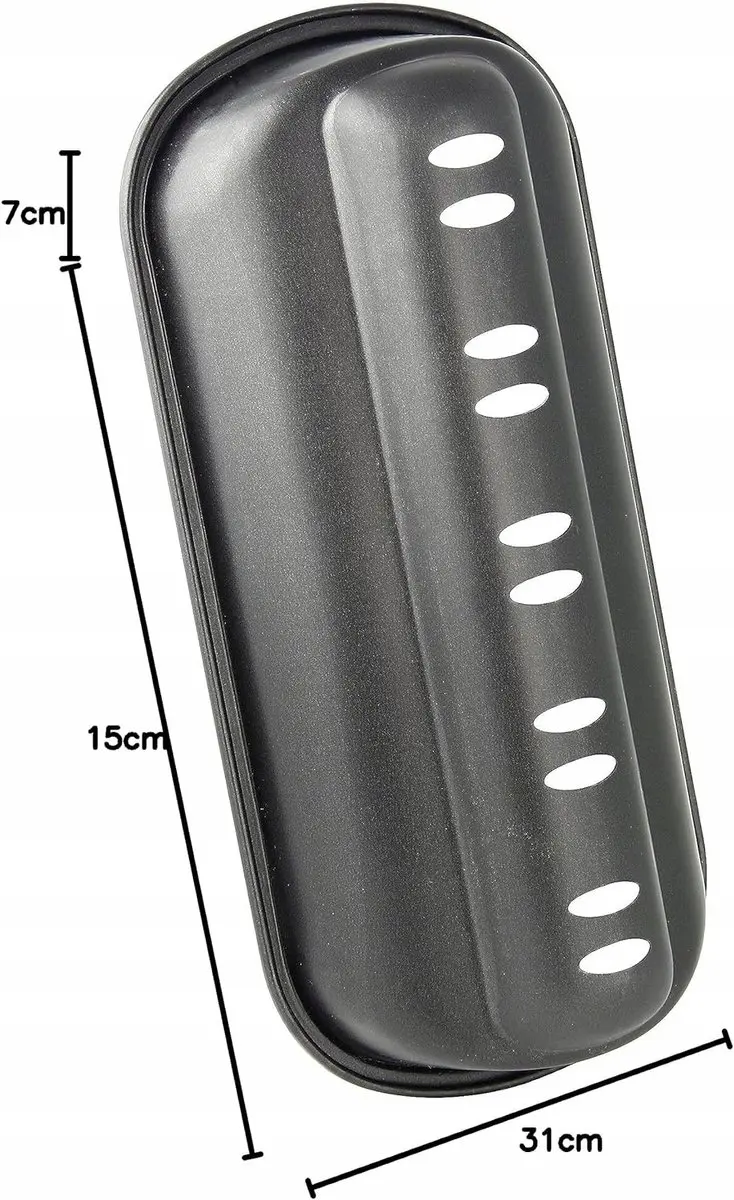 Zenker Bakvorm Rechthoekig 33x15,5x7,5cm - Zwart