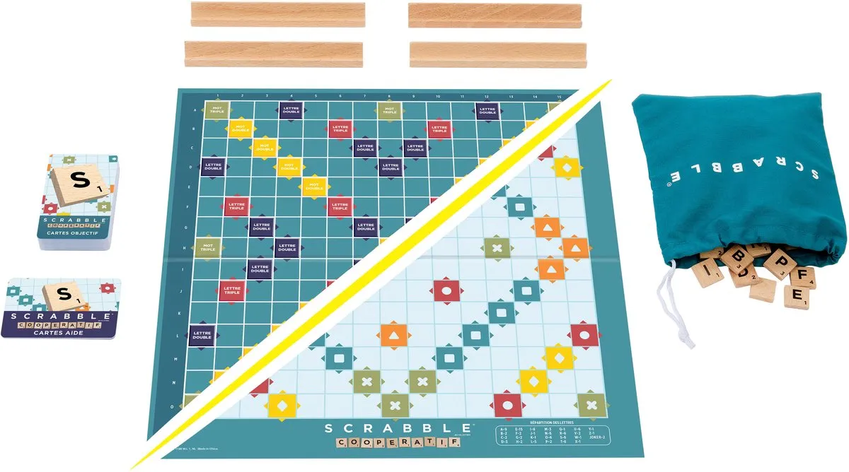 Mattel Games Scrabble Franse Editie JGR63