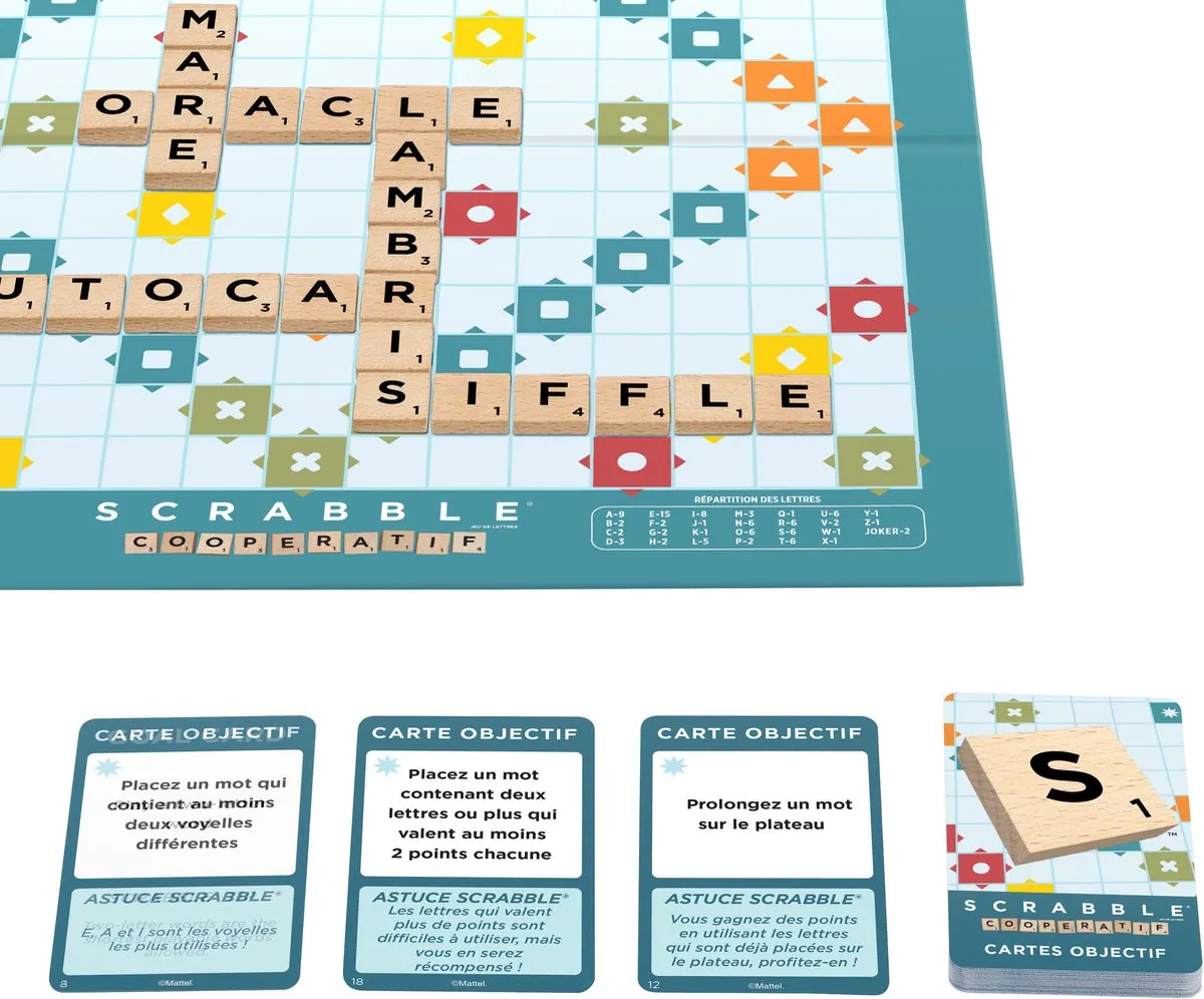 Mattel Games Scrabble Franse Editie JGR63