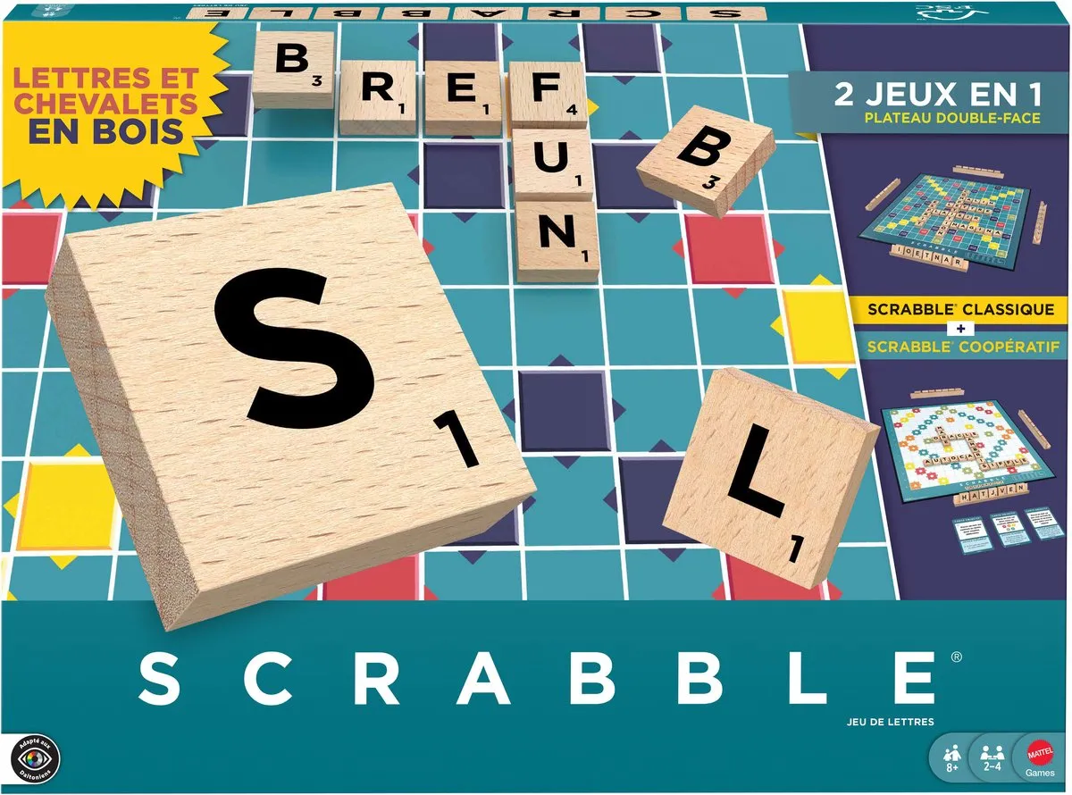 Mattel Games Scrabble Franse Editie JGR63