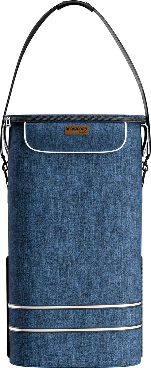 Monzana Boodschappentrolley 56L - Blauw