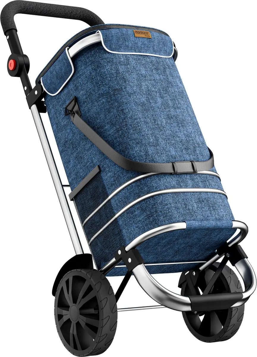 Monzana Boodschappentrolley 56L - Blauw