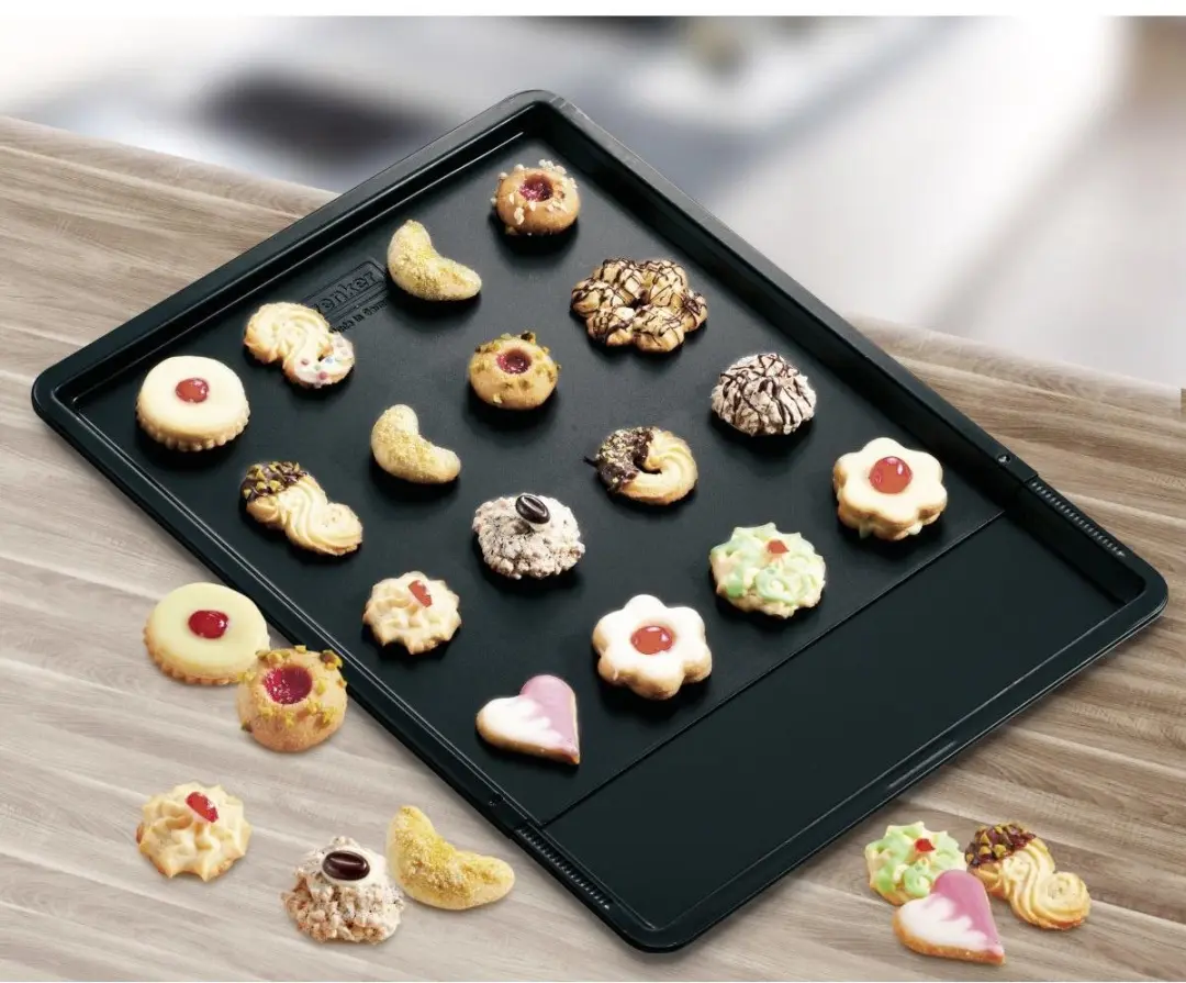Zenker 9987650 Koekjesvormpjes Set - 9 Stuks - Zwart/RVS
