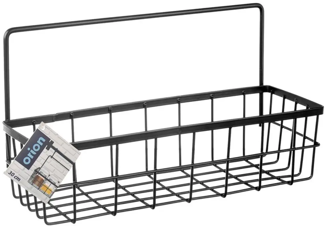 Orion Radka Keukenhaken - Zwart Metaal 30x10,5x17cm