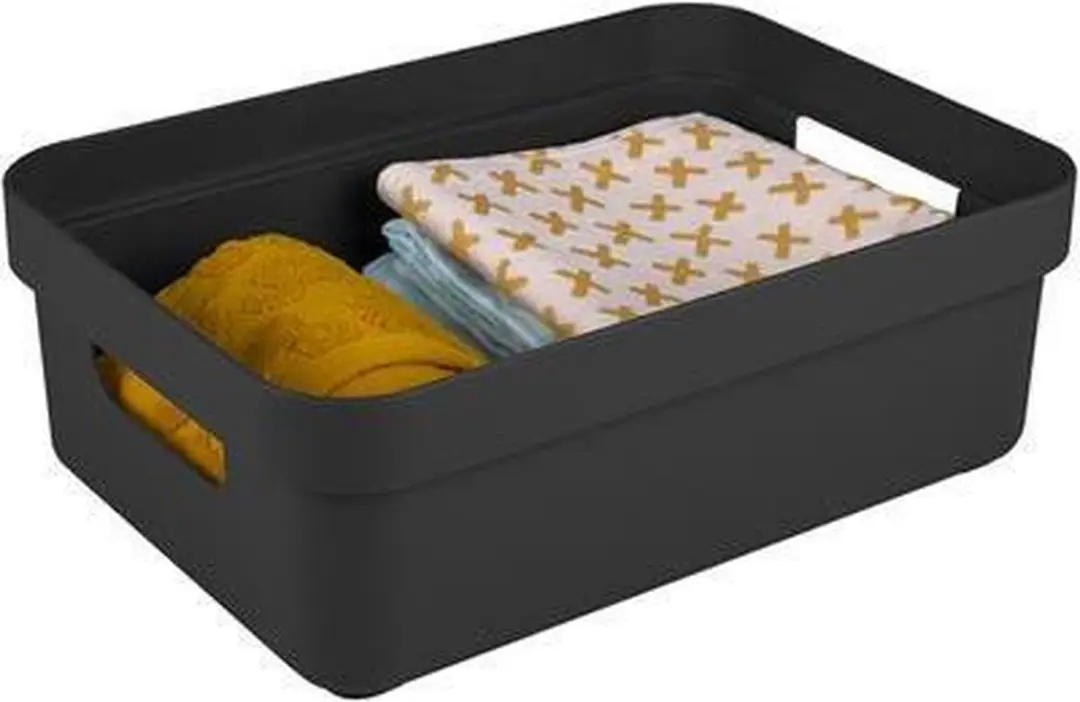 Sunware Sigma Home Opbergbox 9L - 35x24,6x12,2cm Zwart