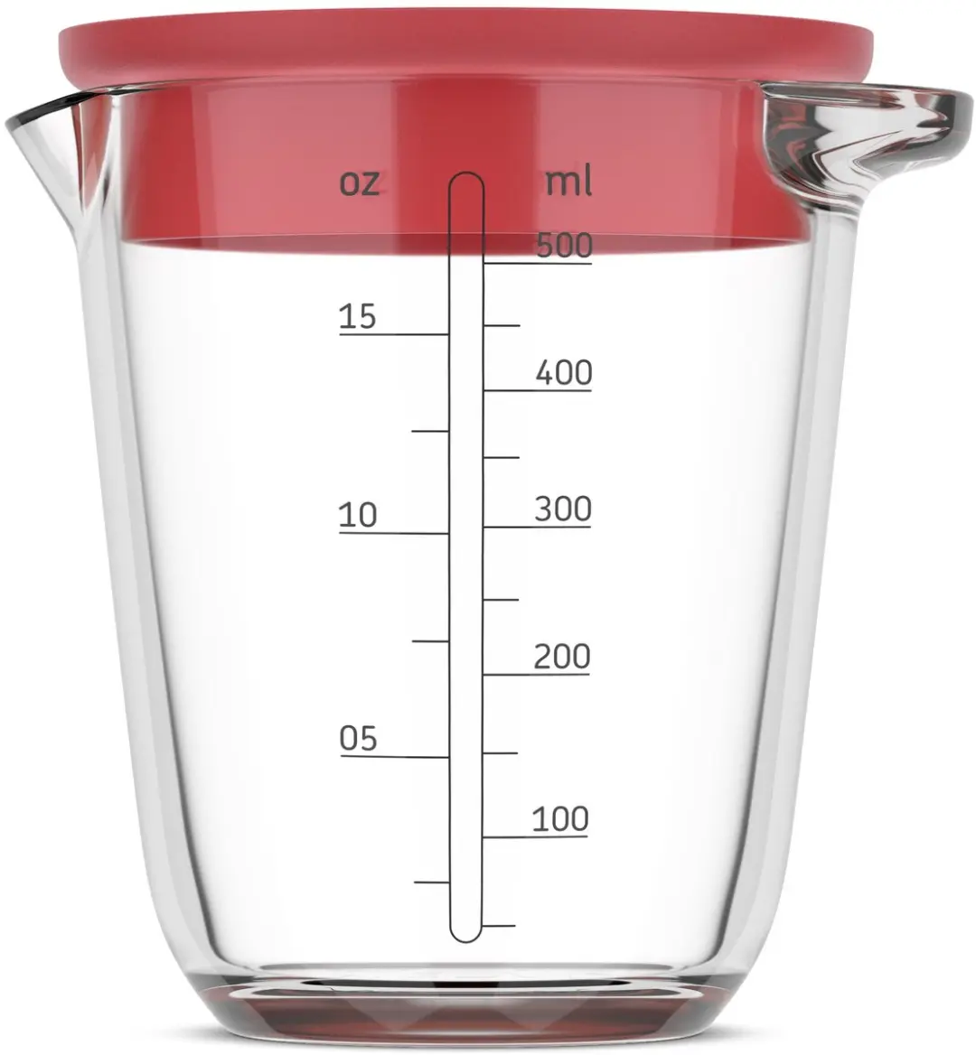 Mepal Chef it Glas Maatbeker 500ml - Coral