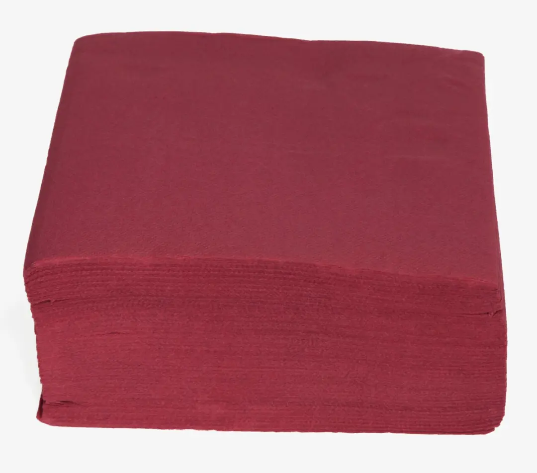 Cosy&Trendy For Professionals Servet - Bordeaux - 40 Stuks