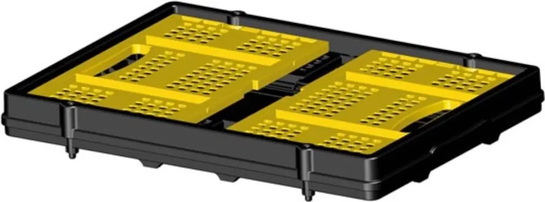 Stanley FT505 Vouwkrat - 50L - Zwart/Geel