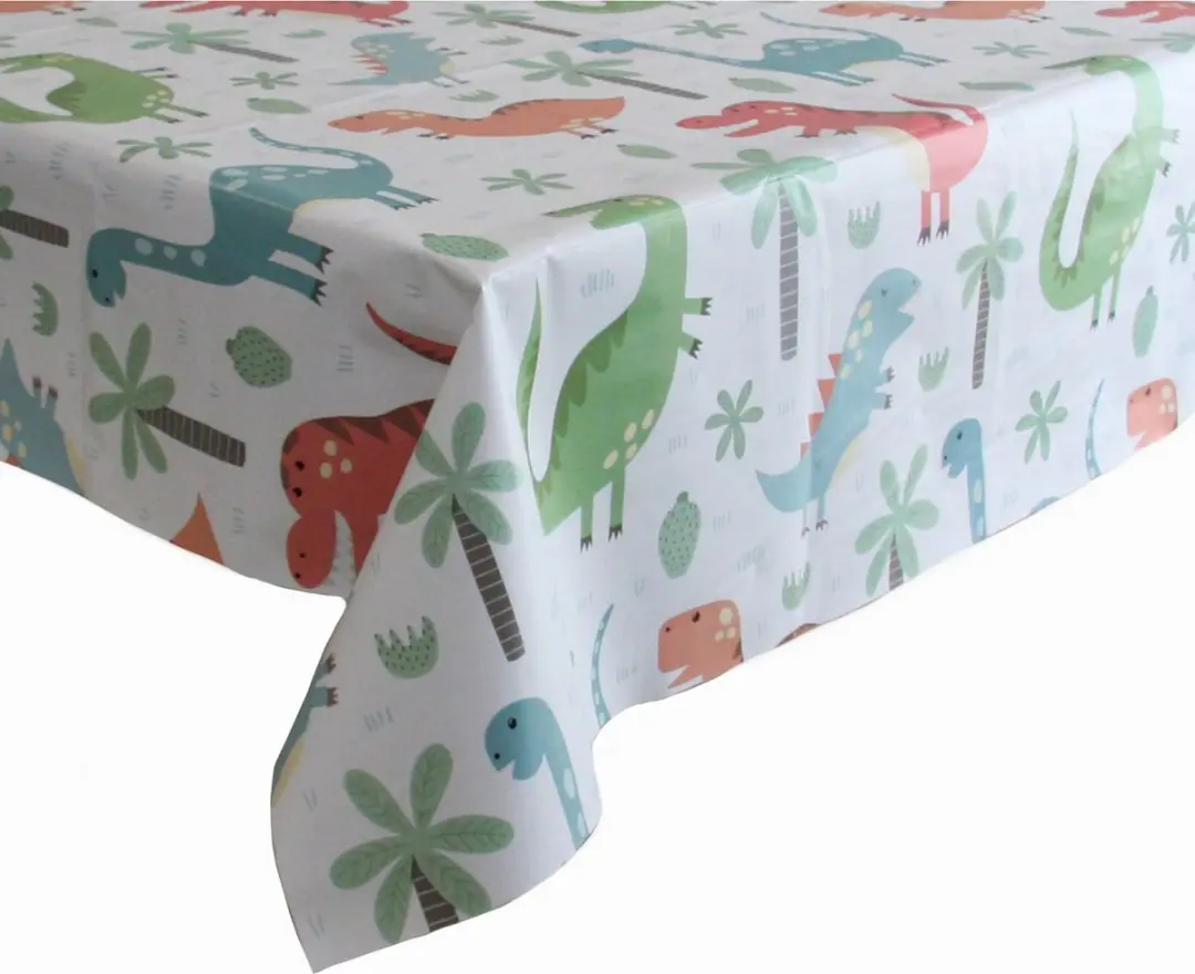 Bellatio Design Tafelzeil Dinosaurusprint 140x180cm - Multi