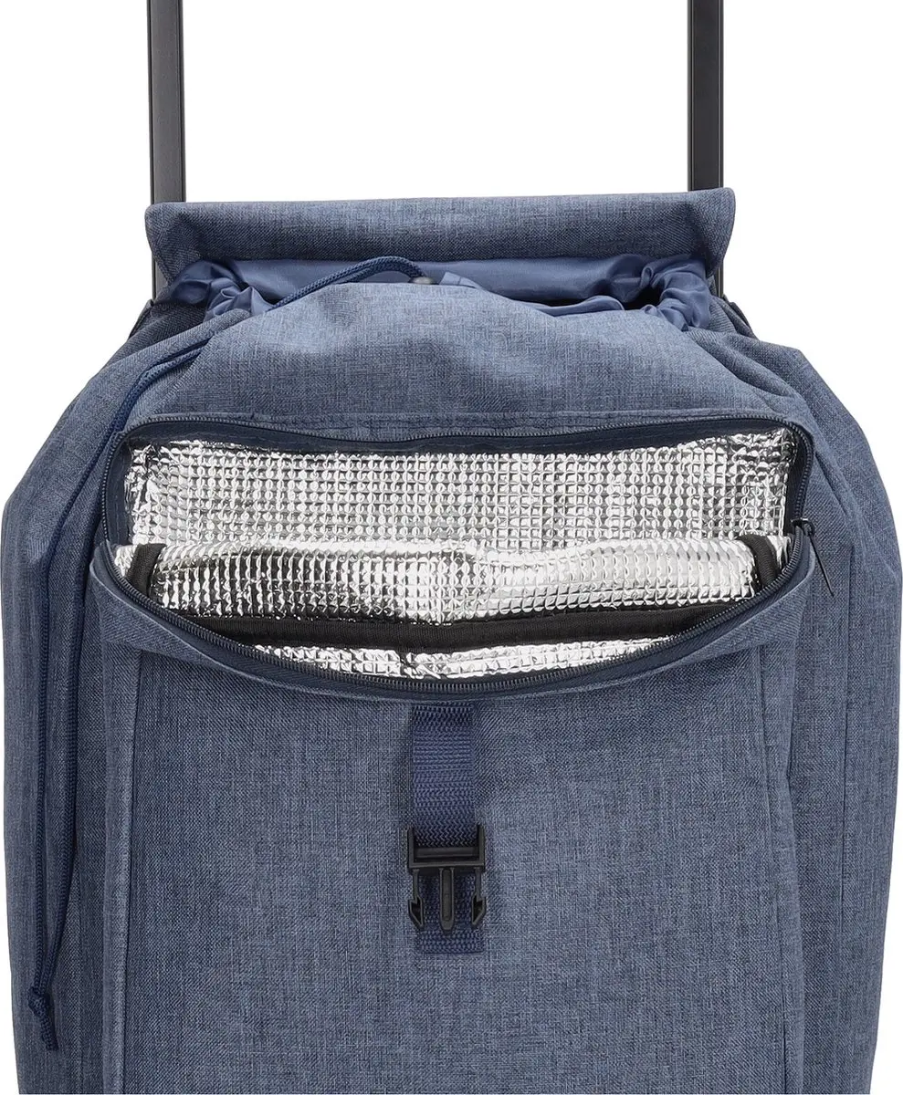 Beagles Shop & Go Boodschappenwagen Opvouwbaar 40L - Blauw