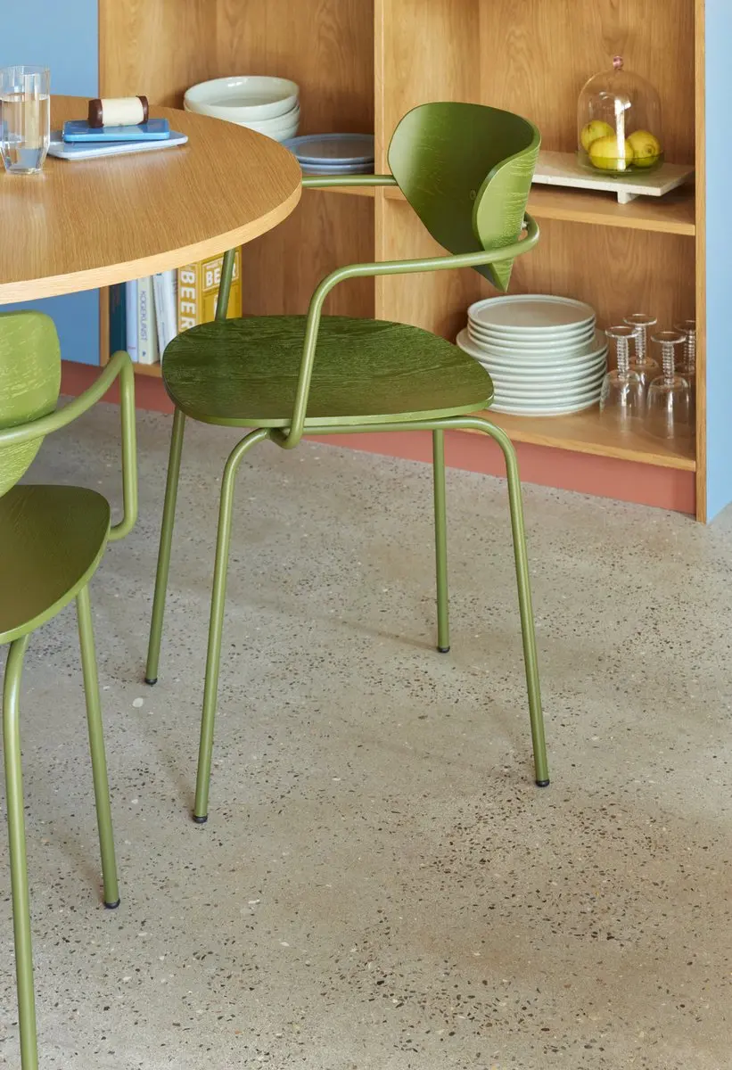 Hübsch Terrazzo Decoratief Bord - Wit