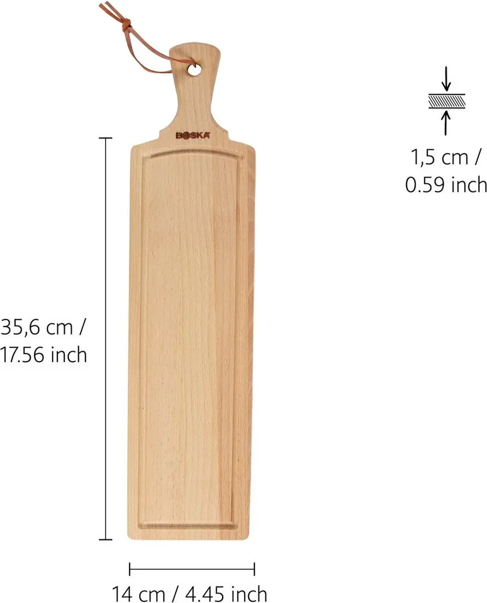 Boska Serveerplank Amigo M - Borrelplank Beukenhout 35,6cm