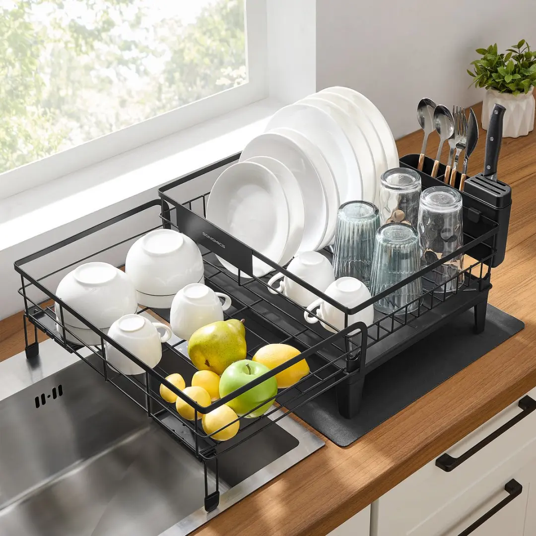 Songmics KCS552B01 Afdruiprek - Zwart