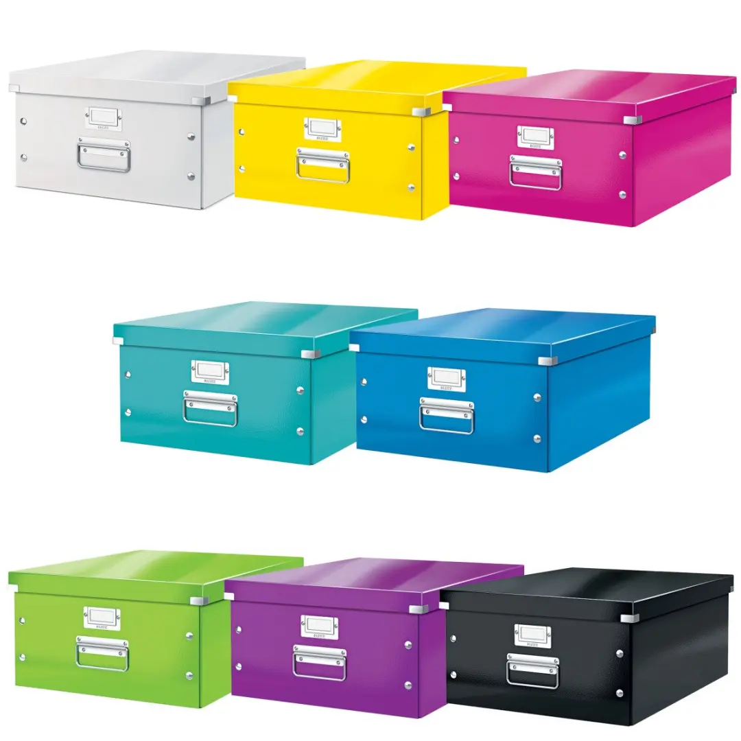 Leitz WOW Click & Store Opbergdoos A3 - 29L - Blauw