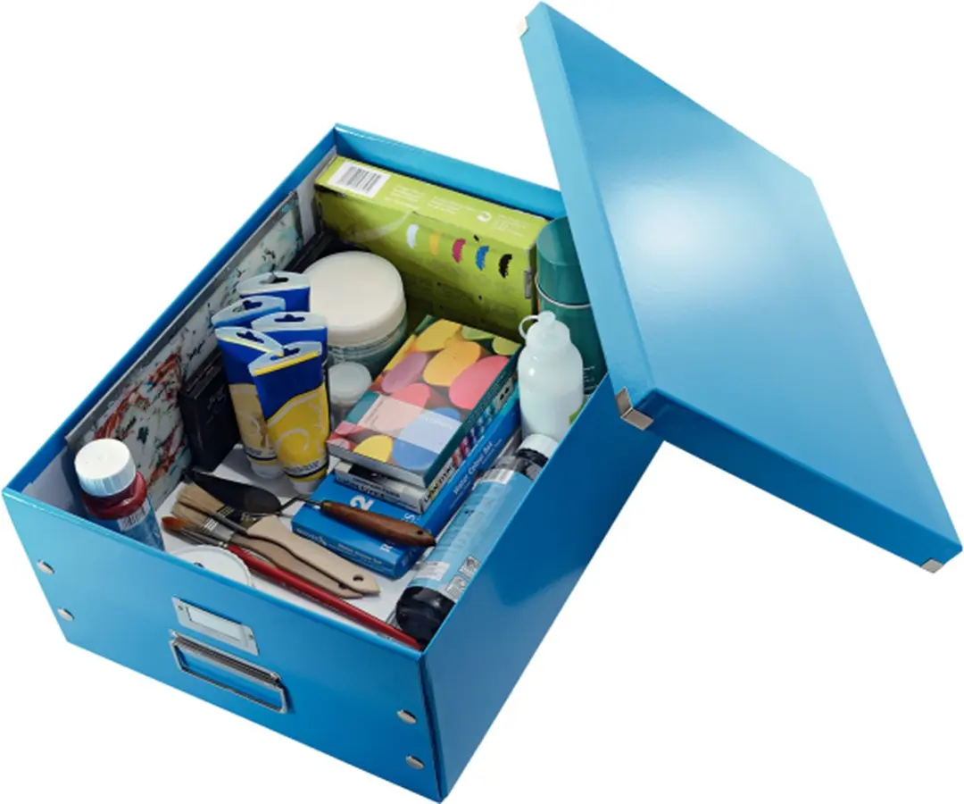 Leitz WOW Click & Store Opbergdoos A3 - 29L - Blauw