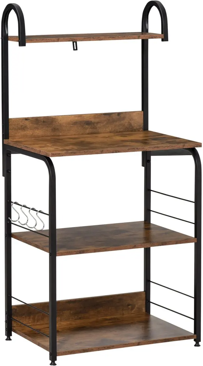 Homcom Keukenopbergplank 60x40x125cm