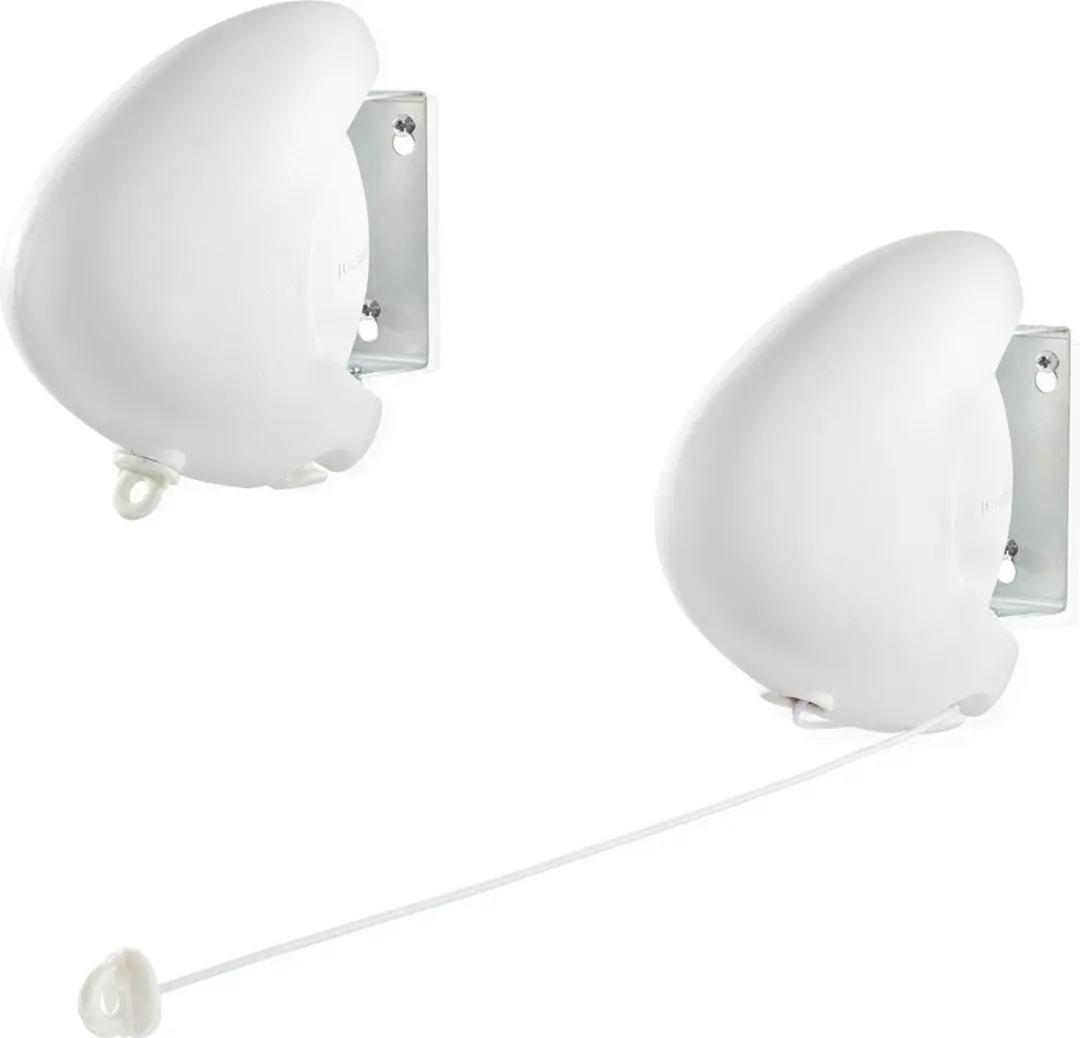 Leifheit Rollfix Single 80 Longline Wanddrooglijn 8m - wit
