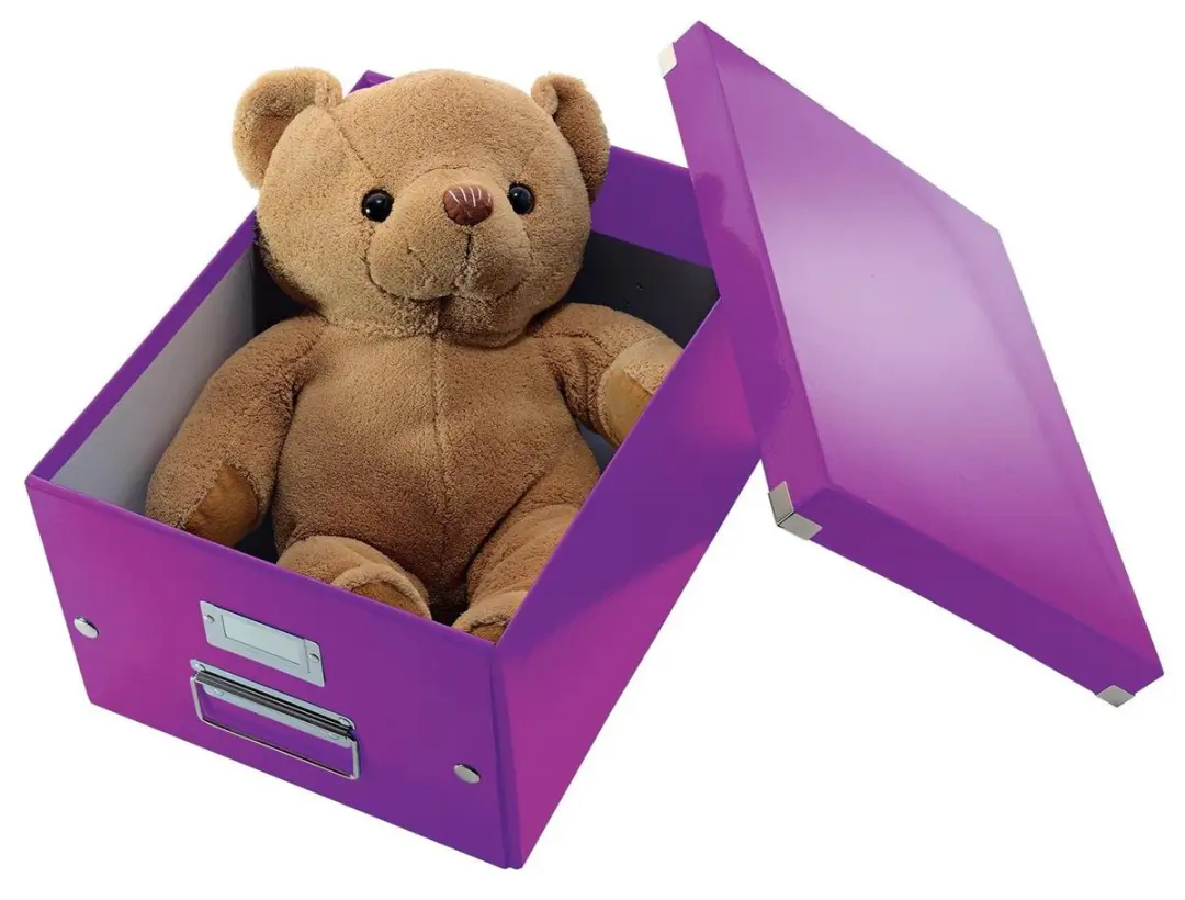 Leitz WOW Click & Store Opbergdoos A4 - 16L - Paars