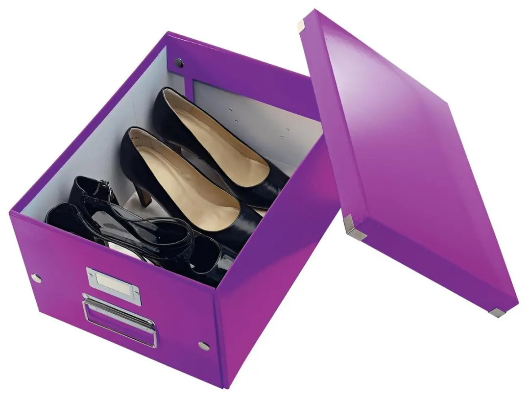 Leitz WOW Click & Store Opbergdoos A4 - 16L - Paars