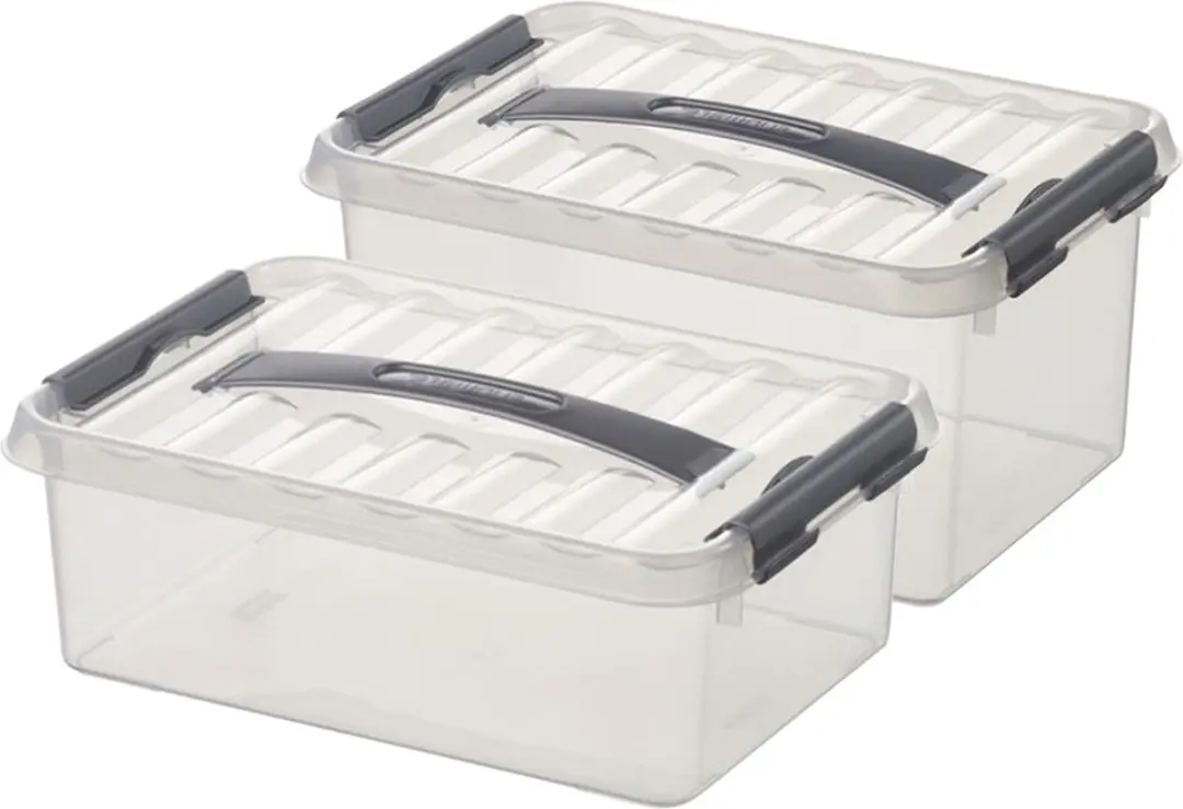 Sunware Q-Line Opbergboxen Set 6 Stuks