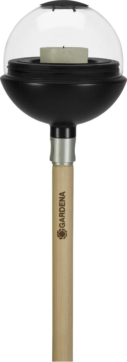 Gardena ClickUp! Windlicht 23cm - Zwart