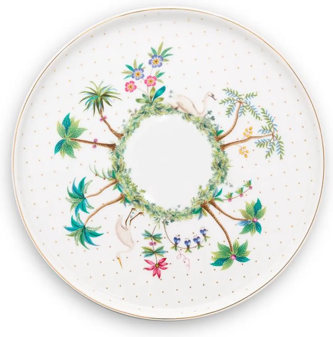 Pip Studio Jolie Dots Taartplateau 21cm - Goud
